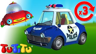 Macchina di policia | Scopri come costruire giocattoli TuTiTu | Ancora una volta video per bambini
