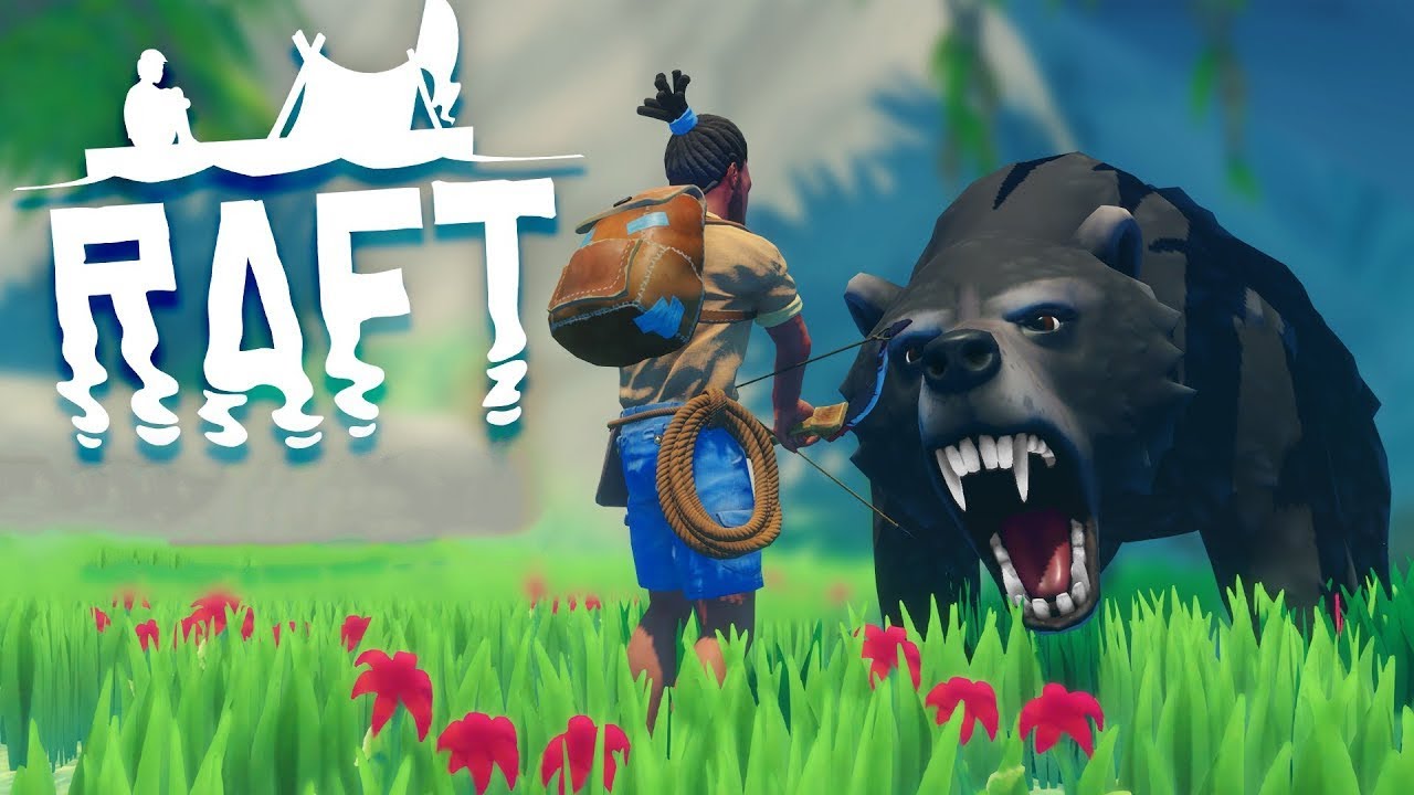 THERE'S BEARS IN THE OCEAN NOW!? (Raft: The First Chapter) - Livestream ...