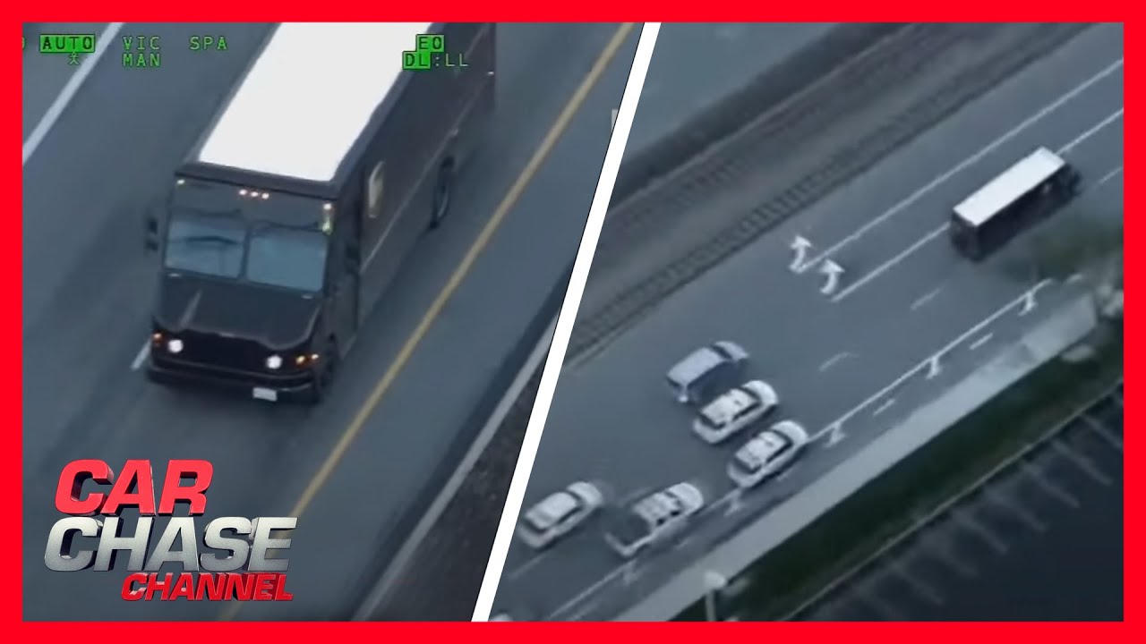 UPS driver carjacking leads to wild police chase in California | Car ...