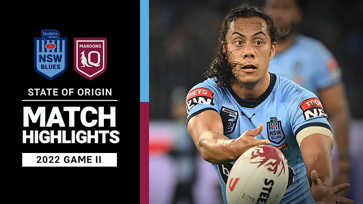 NRL Highlights | NSW Blues v QLD Maroons | Match Highlights | State of Origin II, 2022 | NRL