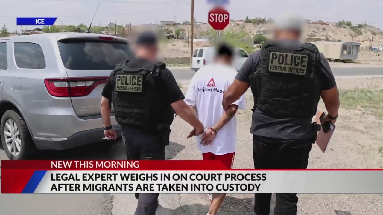 What happens to migrants after they're taken into ICE custody? - YouTube