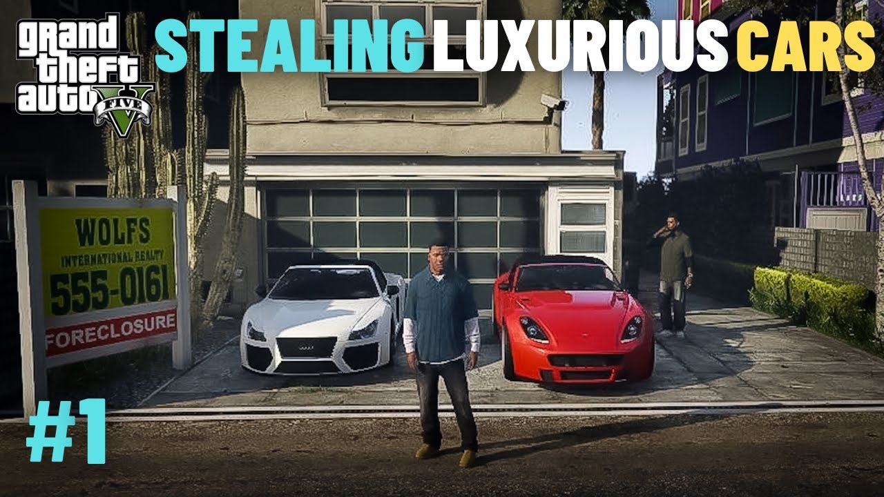 GTA 5 : FIRST DAY IN LOS SANTOS AND STEALING LUXURY CARS | GTA 5 ...