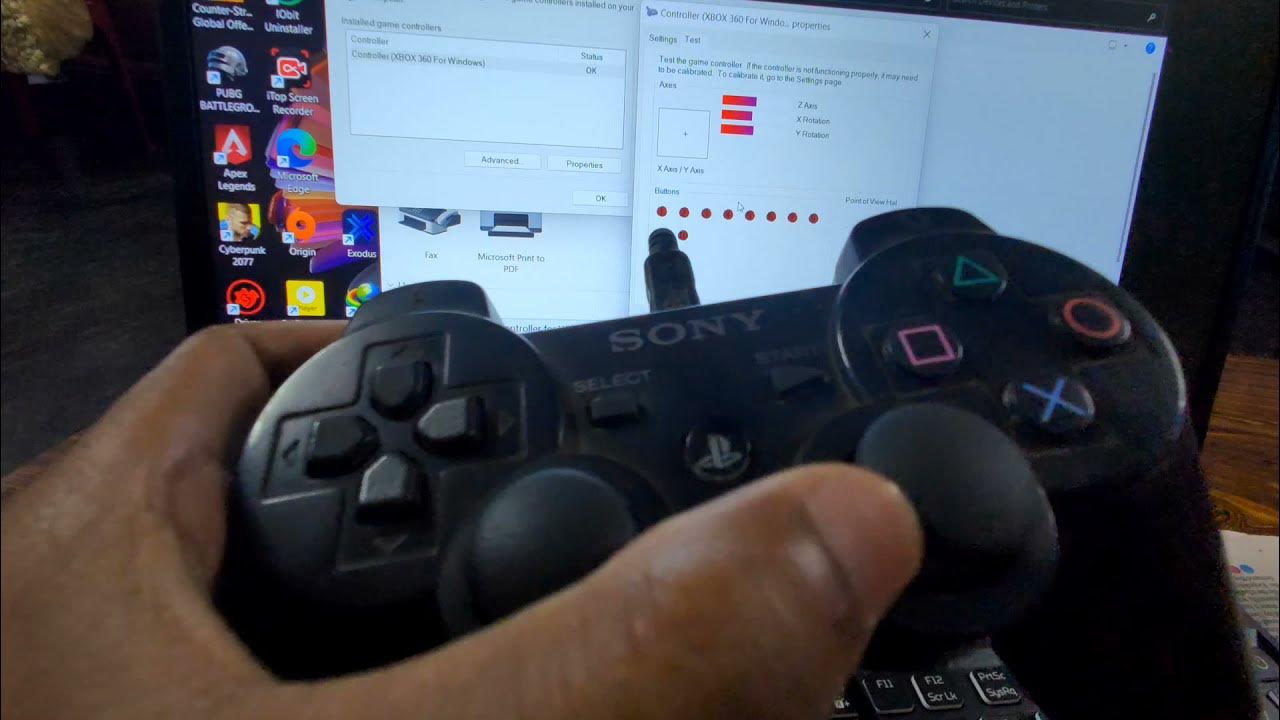 How to connect PS3 controller to your PC/Laptop (Wired Connection) 2021