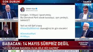 Habertürk Gündem'de seçim tarihi konuşuluyor...
