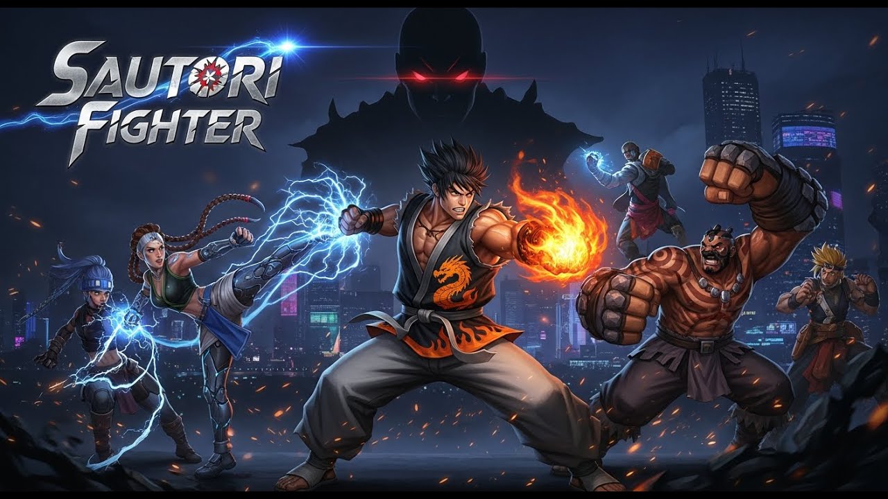 Sautori Fighter Arcade Gameplay – Retro Fighting Style 