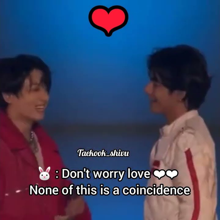 The way tae nodding when jungkook sing🎶'don't worry love, none of this is a coincidence' 💓💓😍😍 ......