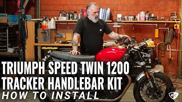 How to Install Tracker Handlebar Kit on 2024 Triumph Speed Twin 1200