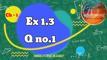 Exercise 1.3 Class 10 Maths NCERT Solutions Q.no.1(Real Numbers) HBSE/CBSE BOARD।#10thmaths #ncert