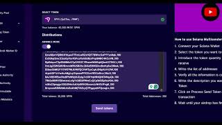 Spinlaunch Tools: Token Multisender