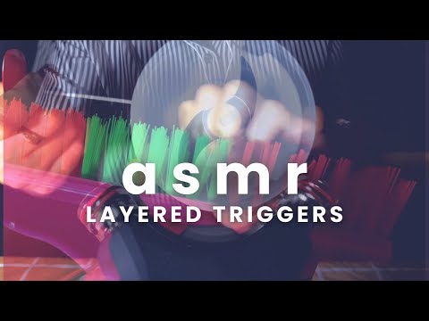 1-HOUR LAYERED ASMR SOUNDS & TRIGGERS FOR SLEEP & TINGLES (No Talking)