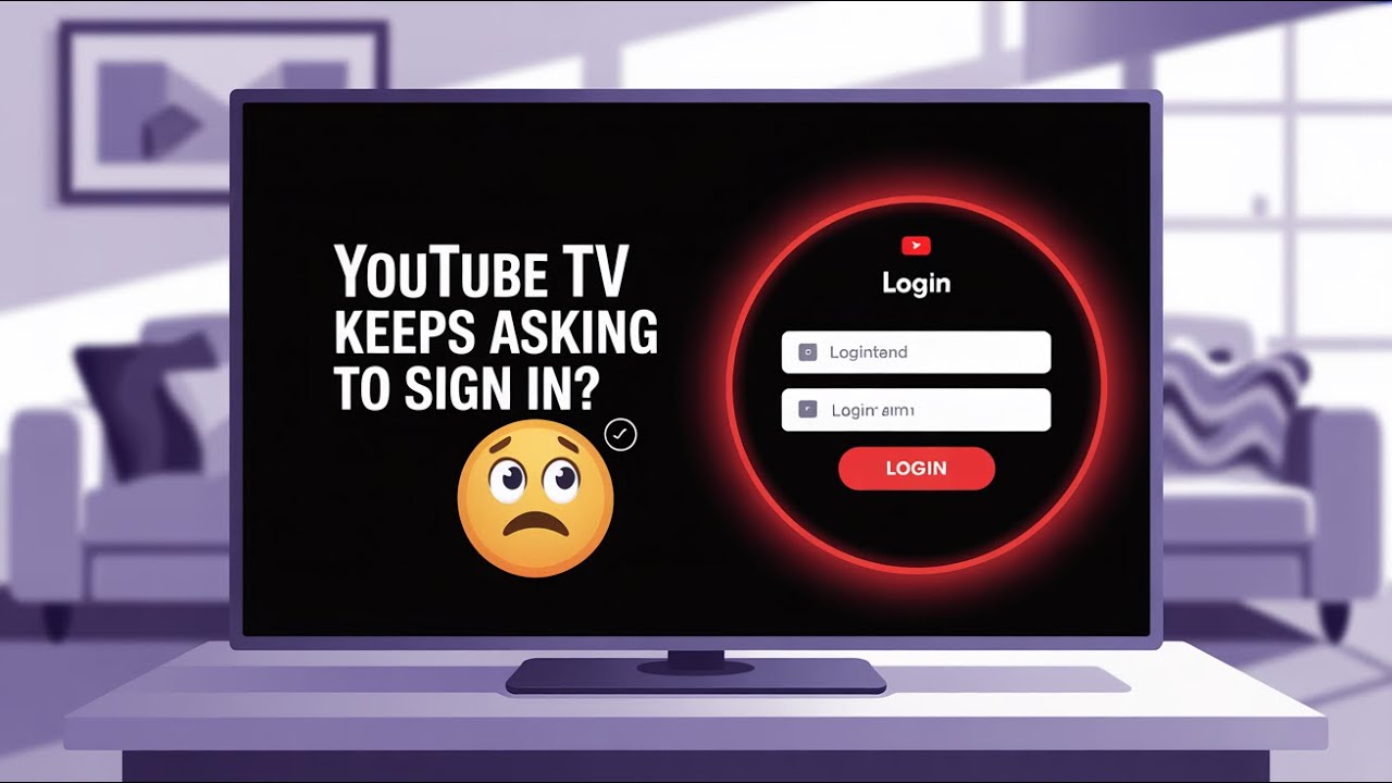 YouTube TV Keeps Asking Me to Sign In? (Here’s the Fix) - YouTube