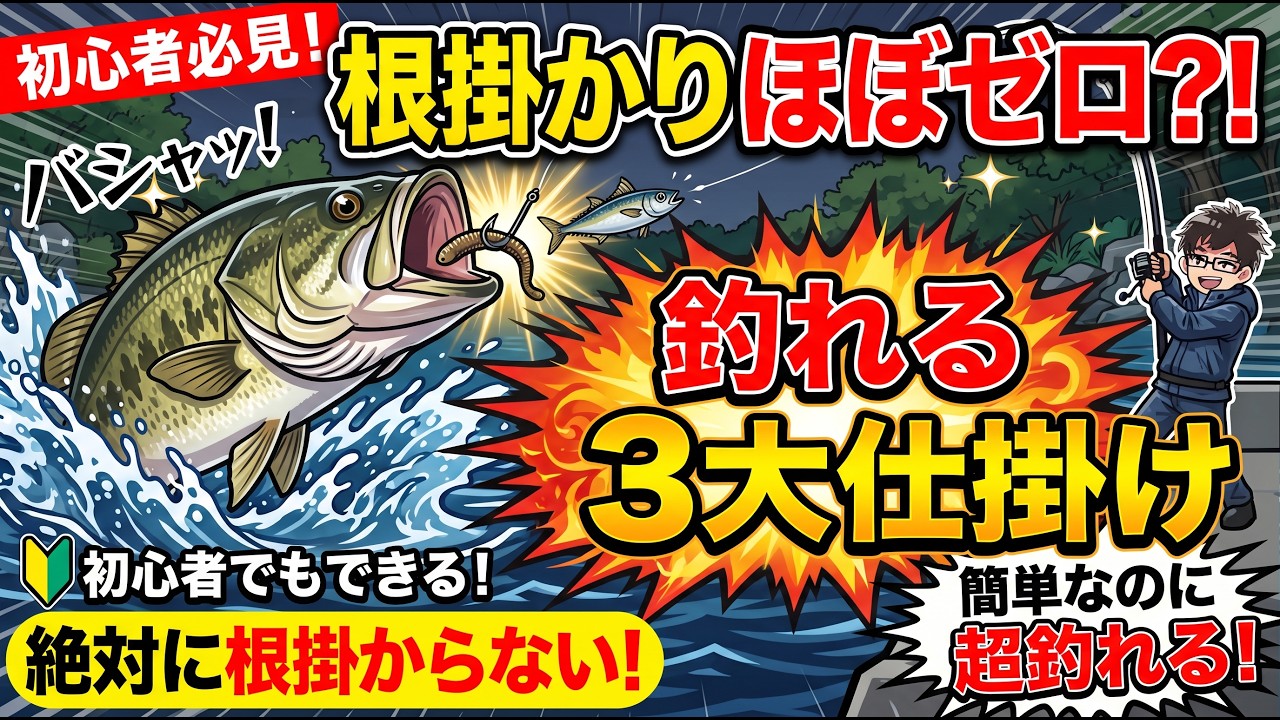 🔰バス釣りのおすすめリグ3選とワーム。スピニングタックルのおすすめルアー紹介【釣り初心者さん向け】