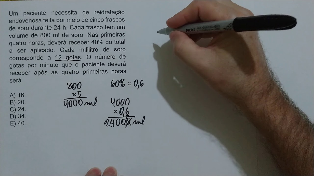 Um Paciente Necessita De Reidratação - NAZAEDU