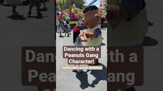 Peanuts Gang! 😱🥰 Dancing w/ Character Franklin | #snoopy #charliebrown #shorts