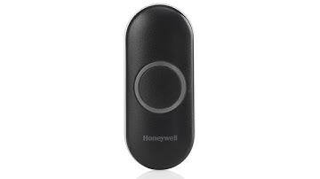 Honeywell Wireless Doorbell Push Button for Series 3, 5, and 9 - Black (RPWL401B)
