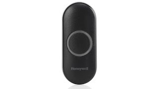 Honeywell Wireless Doorbell Push Button for Series 3, 5, and 9 - Black (RPWL401B)