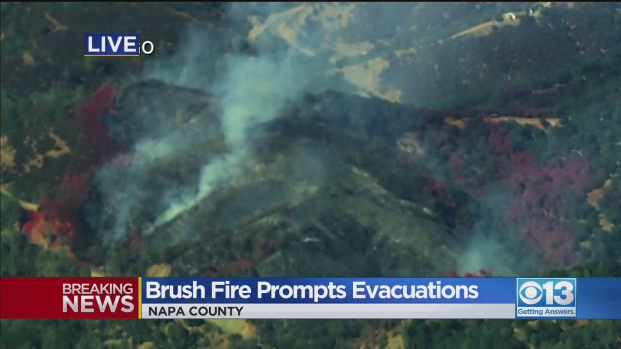 Brush Fire Prompts Evacuations - YouTube
