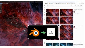 Animate a Blender Nebula with Midjourney Video