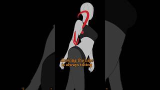 Mistake When Drawing Hips - Quick Art Tips #art #sketch #shorts #tutorial #drawingtutorial #anime