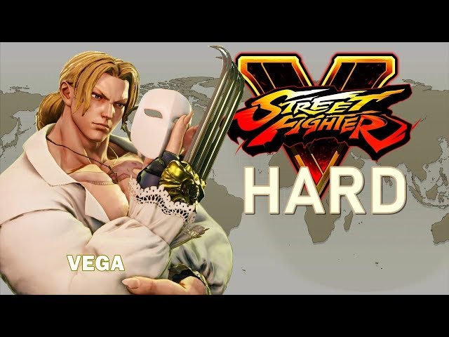 Street Fighter V - Vega Arcade Mode (HARD) 