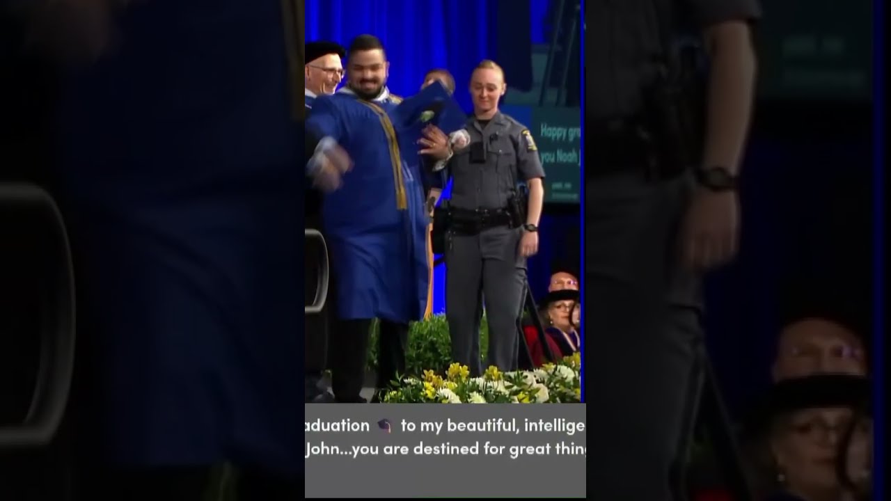 University At Buffalo Graduate Chased On Stage By Police While Holding Infant Son During Ceremony