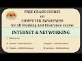 Computer Awareness Class 2 – Internet and Networking | RRB PO • RRB Clerk • NABARD Grade A