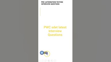 PwC Automation Testing Interview Questions | Crack Your Interview #shorts