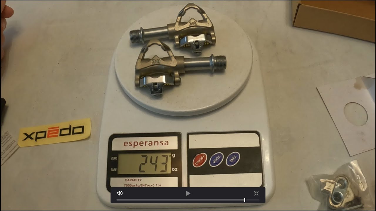 Bike SPD Pedals super light Titanium body Xpedo Shimano SPD Cleat Compatible