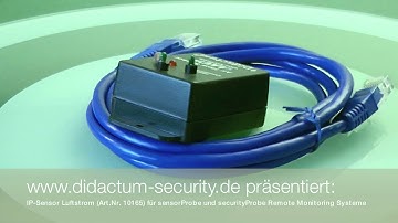 Lüftungsüberwachung von Serverraum und RZ mit Sensor Luftstrom