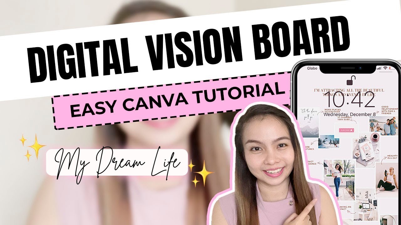 How to Create a Digital Vision Board | Manifest your Dream Life [CC English Subtitle]