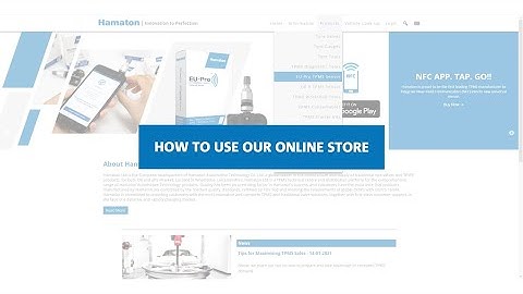 How-to Use the Hamaton Online Store