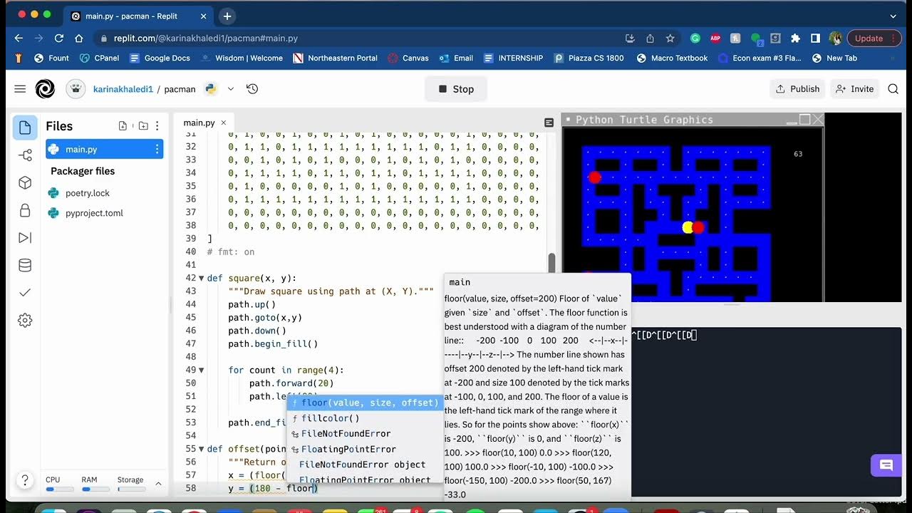 Coding a PacMan Game in Python - YouTube