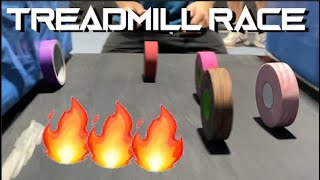 What tape rolls best on a treadmill?