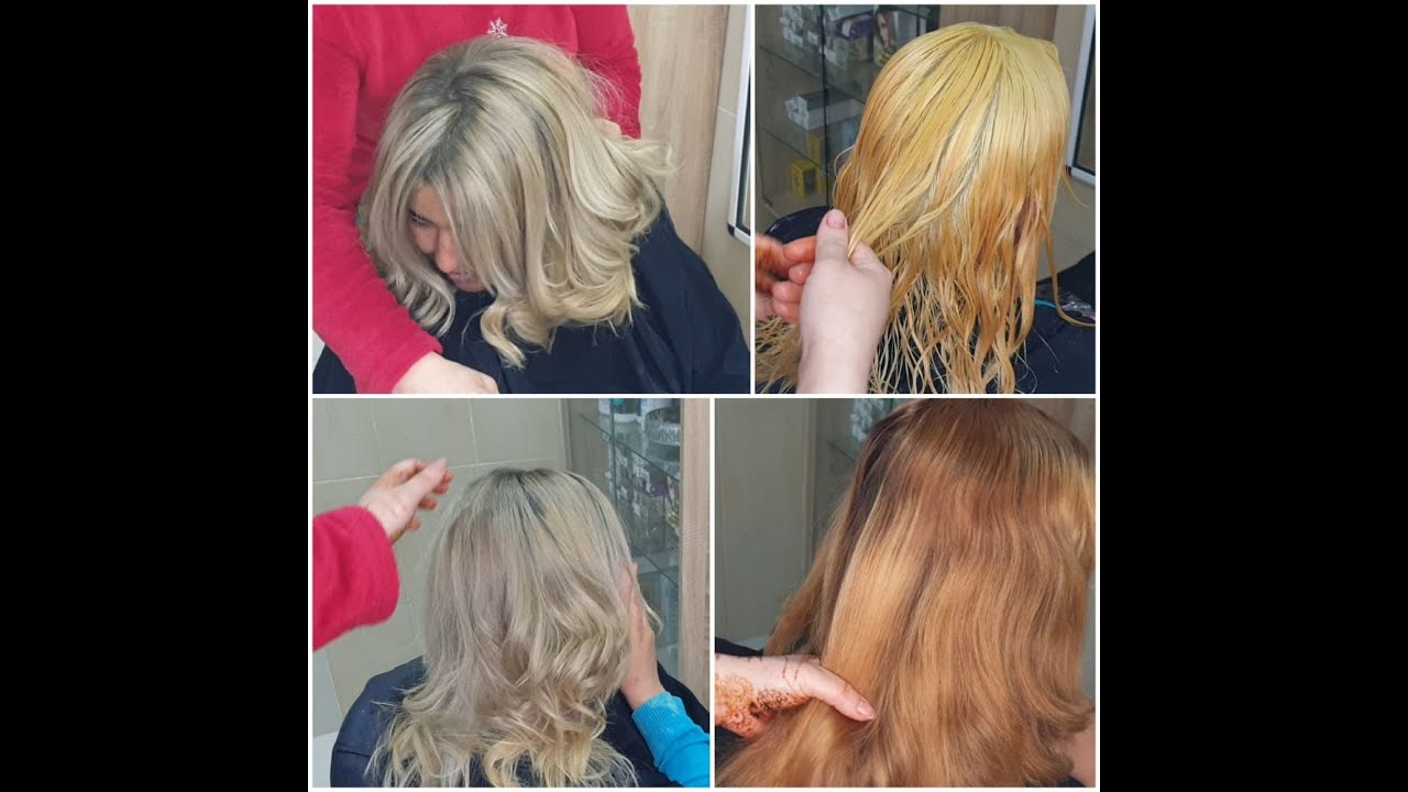 تعلمي سحب الشعر في البيت بكل سهولة/صبغ الشعر بتكنيك البلياج  ميلونج 10.0+8.1 لون رووعة😍