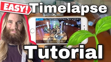 EASY! How to make a timelapse - beginner