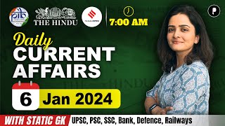 6 January Current Affairs 2024 | Daily Current Affairs | Current Affairs Today