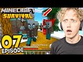 Minecraft Survival #7 - I GOT RAIDED! (lost everything)