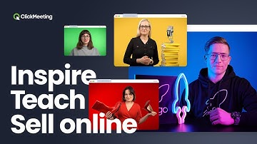 Join the experts! Inspire, teach & sell with webinars and online events.