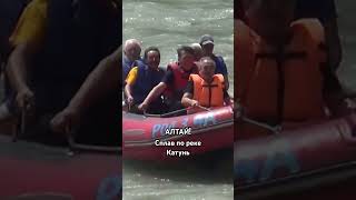Сплав рыбаков по реке Катунь на АЛТАЕ!