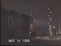 Guilford train TV-96 leaves Dover after stopping for coffee 3/14/98