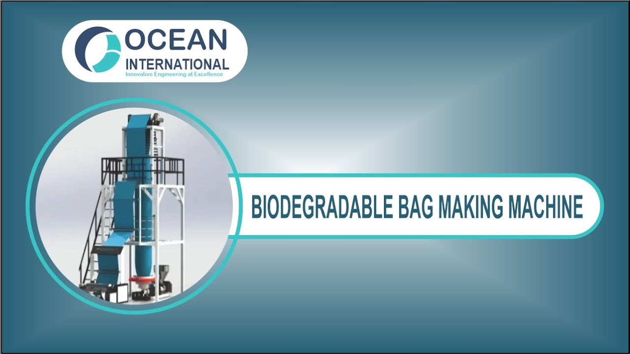 Compostable Bag Making Machine - YouTube