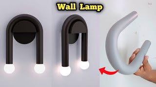 How To Make Light From Pvc Pipe | Wall Light | Home & Garden Light | Light Design For Wall Lamp 2022