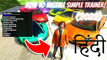 how to install simple trainer in gta5  | GTA 5 MOD TUTORIAL | 2022