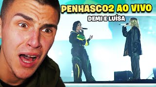 DEMI LOVATO E LUÍSA SONZA AO VIVO PENHASCO2 | The Town |🇬🇧UK Reaction