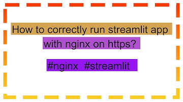 How to correctly run streamlit app with nginx on https?