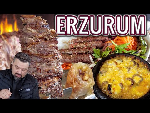 ERZURUM'DA DÜNYALARI YEDİK ! (Erzurum Lezzetleri) (Erzurum Yemek VLOG)