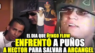 EL DIA QUE ARCÁNGEL PROVOCO A HECTOR EL FATHER Y ESTE FUE SALVADO POR ÑENGO FLOW DE SER G0LPEAD0