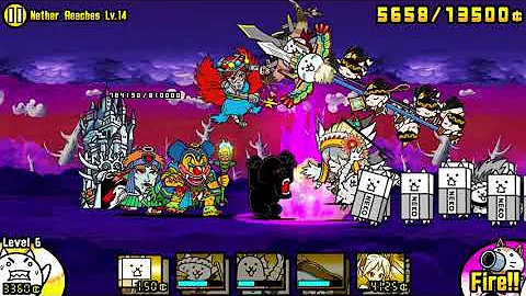 The Battle Cats - The Devils Strike! Nether Reaches Lvl. 14