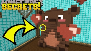 Minecraft: TEDDY BEAR SECRETS!!!  Save Valentine's Day  Custom Map