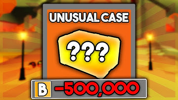 I Spent $500,000 On UNUSUAL CASES In ARSENAL... (ROBLOX)